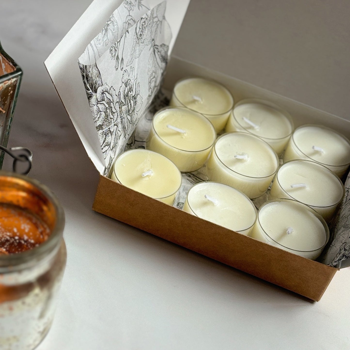 Pick & Mix Sample Box | Premium Fragranced Tealights | Box of 9