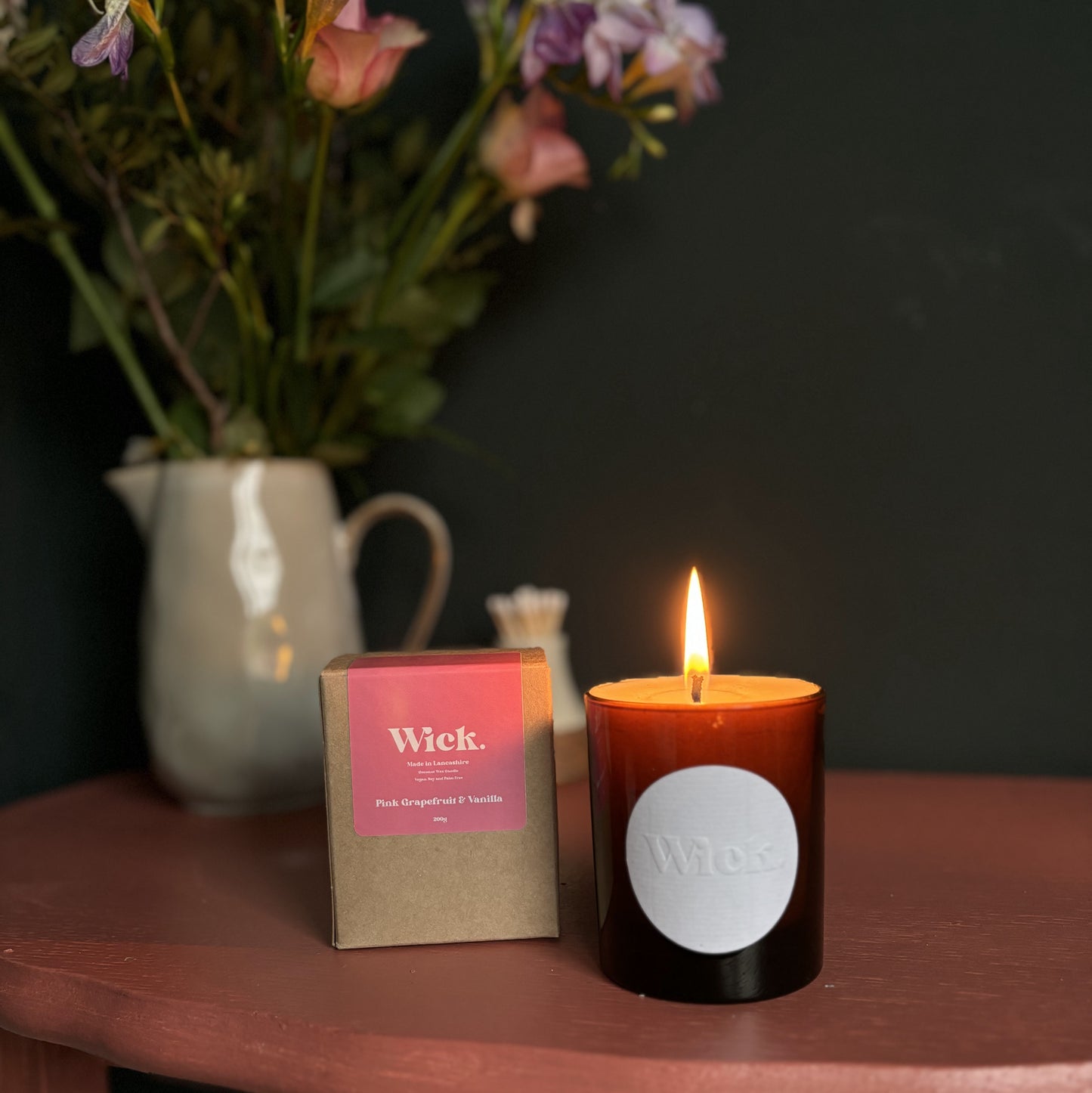 Pink Grapefruit & Vanilla Candle